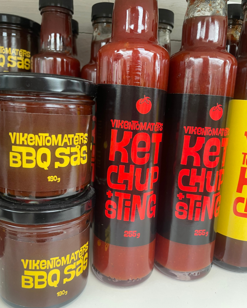 Vikentomater - vår härliga ketchup med sting